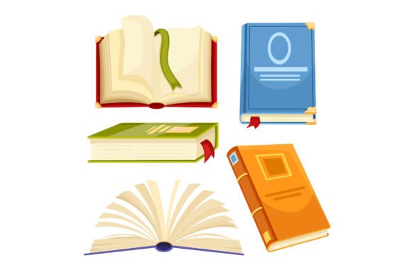 Bringing Literature to Life with a Book Study Set Cartoon Vector