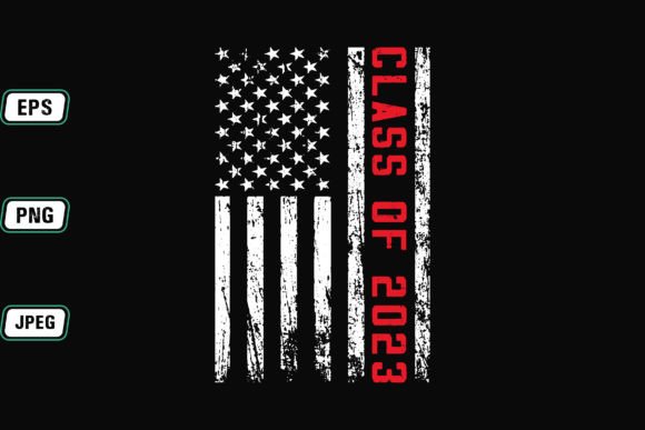 Class of 2023 USA Flag Design