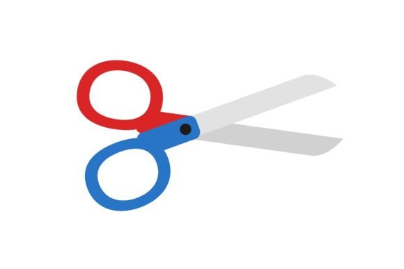 Graduation Scissors Design for Schools