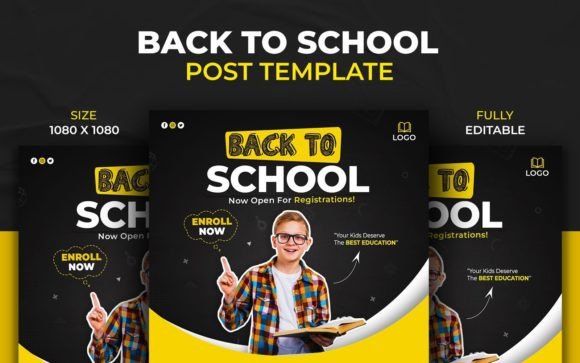 Maximizing Enrollment with a Professional School Admission Social Media Template