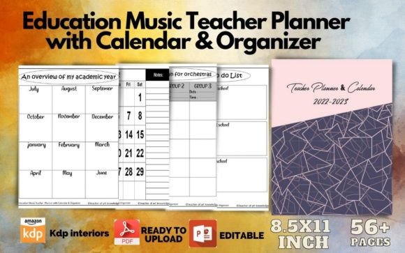 Music Teacher Planner with Calendar: A Practical Guide to Organized Instruction