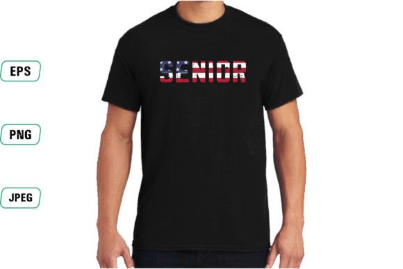 Senior with American Flag: A Patriotic Design Guide