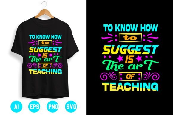 Teacher T-shirt Design 23: Merging Educational Philosophy with Modern Print-on-Demand Versatility